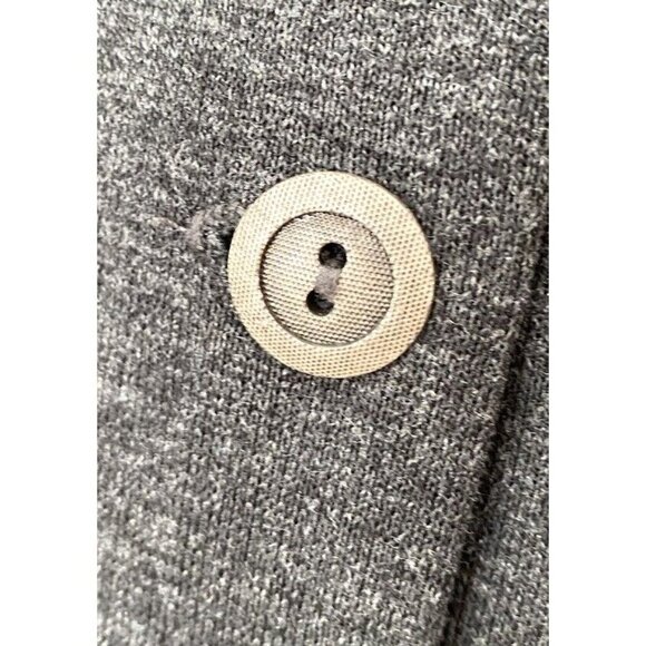 Alfred Dunner Womens Dark Grey Knit Blazer Jacket‎ Button Up Plus Size 18 - Picture 4 of 4